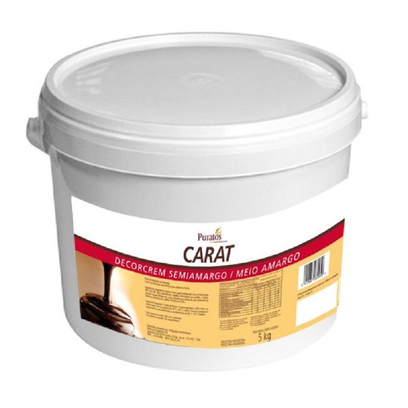 Chocolate Para Cascadas Semiamargo X   5 Kg - Carat Decorcrem Carat Decorcrem - 1