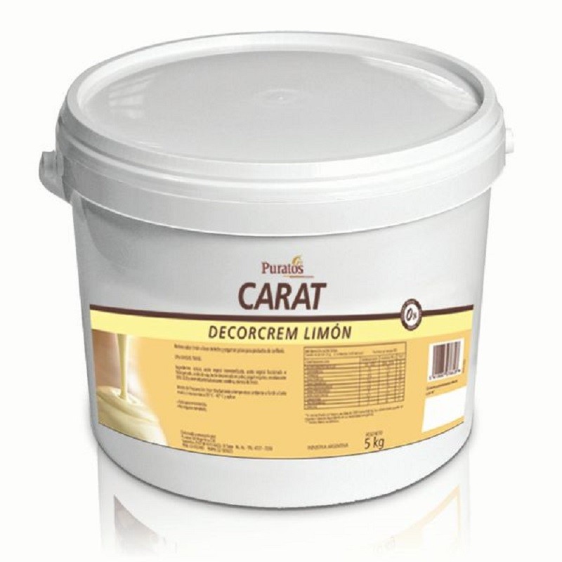 Chocolate Para Cascadas Limon X   5 Kg - Carat Decorcrem Carat Decorcrem - 1