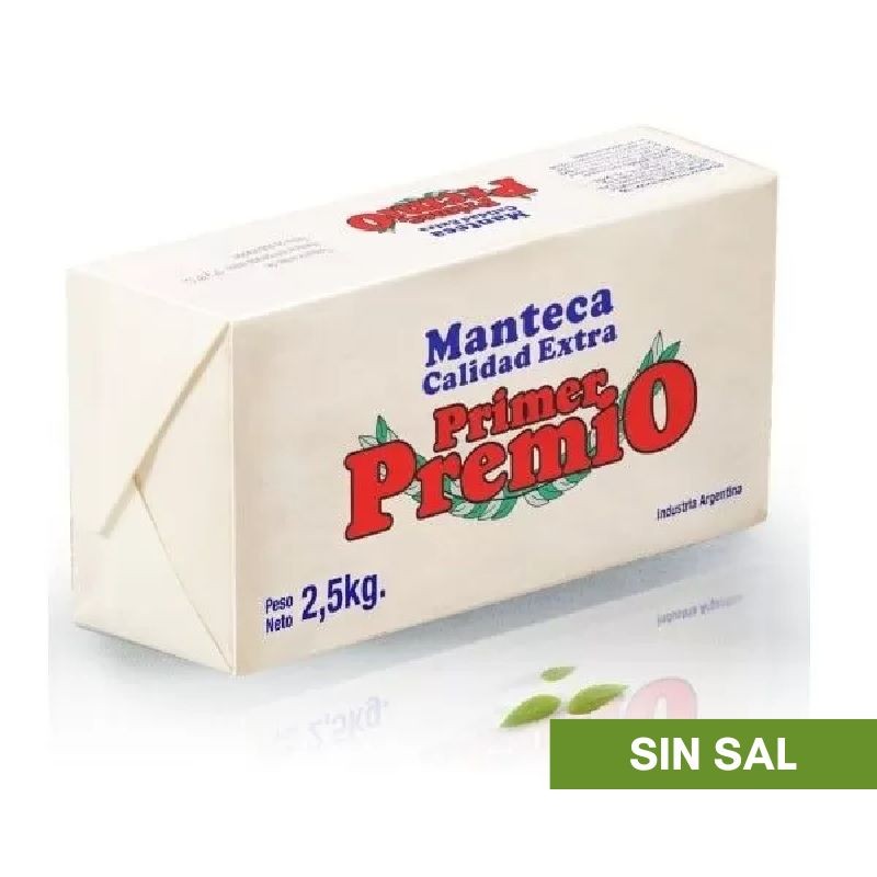 Manteca - Sin Sal X 2.5 Kg - Primer Premio Primer Premio - 1