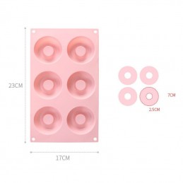 Molde De Silicona X 6 U. - Donas X Unid.  - 1