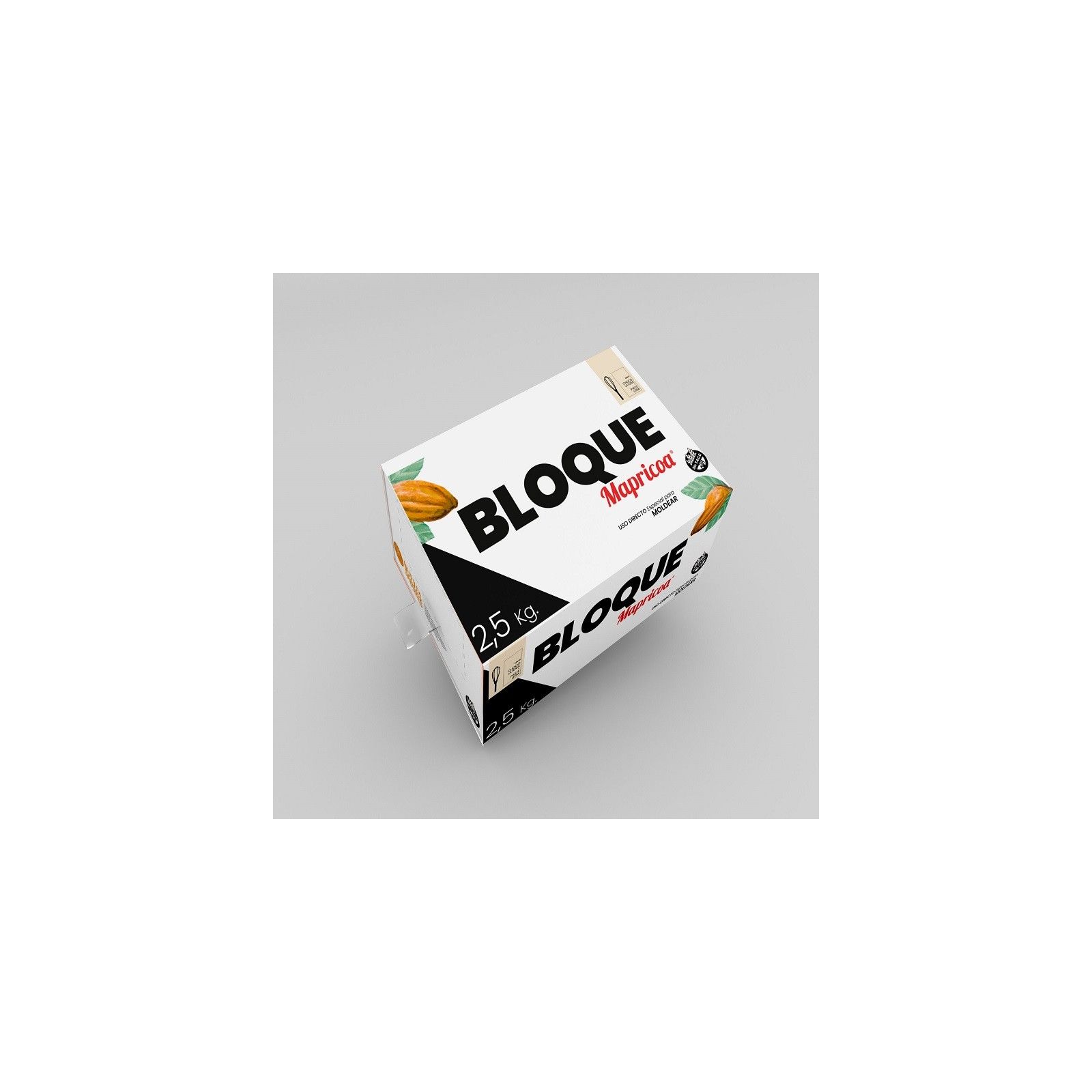 Chocolate Baño Moldeo Blanco - Bloque-Et.Celeste X 2.5 Kg - Mapricoa Mapricoa - 1