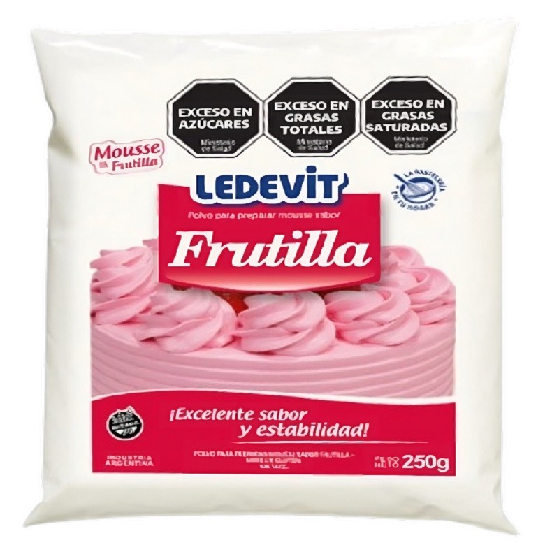 Polvo Para Preparar Mousse De Frutilla X  250 G - Ledevit Ledevit - 1