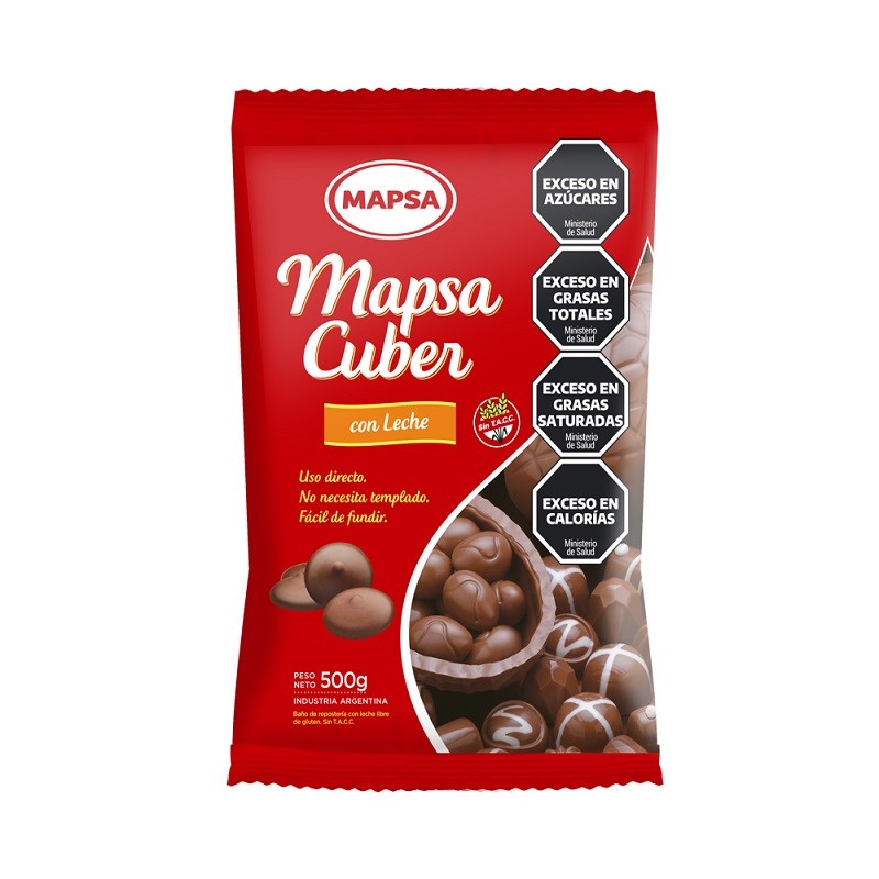 Chocolate Baño Moldeo Con Leche X  500 G - Mapsacuber Mapsacuber - 1