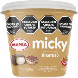 Pasta Para Relleno Untable Tiramisu X  450 G - Mapsa Mapsa - 1