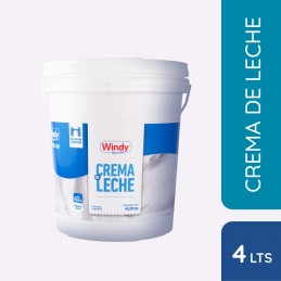 Crema De Leche - 40% T.G X   4 Kg - Windy  - 1