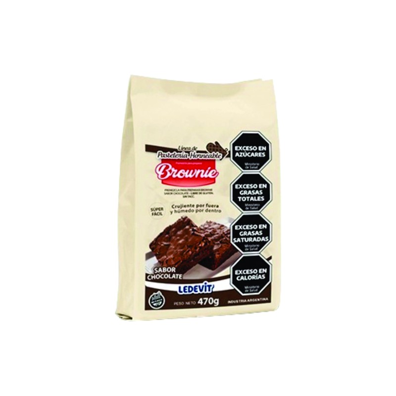 Premezcla Para Brownie Chocolate X 470 G - Ledevit Ledevit - 1