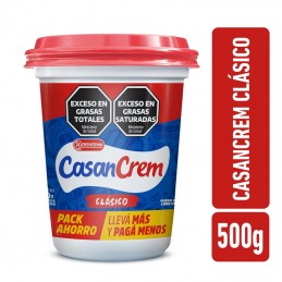 Queso Crema Clasico X  500 G - Casancrem Casancrem - 1