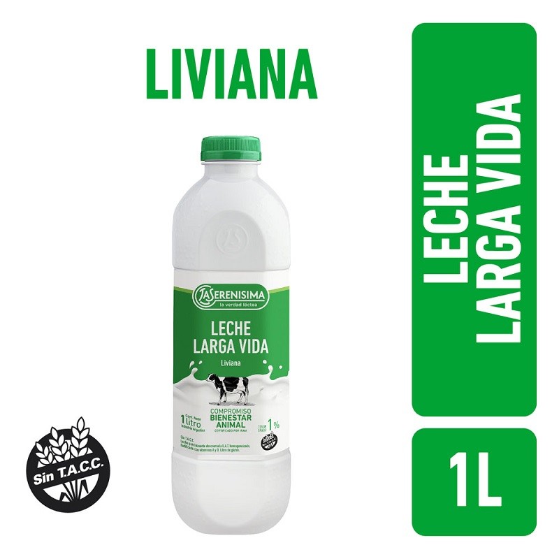 Leche Descremada - Larga Vida X   1 L - La Serenisima La Serenisima - 1