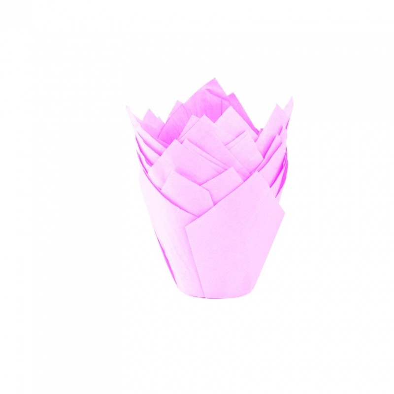 Tulipa Cupcake Nº 16 - Rosa X  100 Unid.  - 1