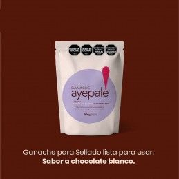 Ganache Sabor Chocolate Blanco X  800 G - Ayepale  - 1