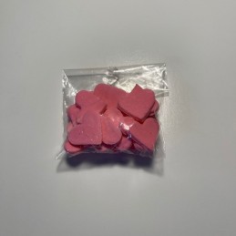 Figuras Pastillaje - Corazon Rosa Grande X   15 G  - 1