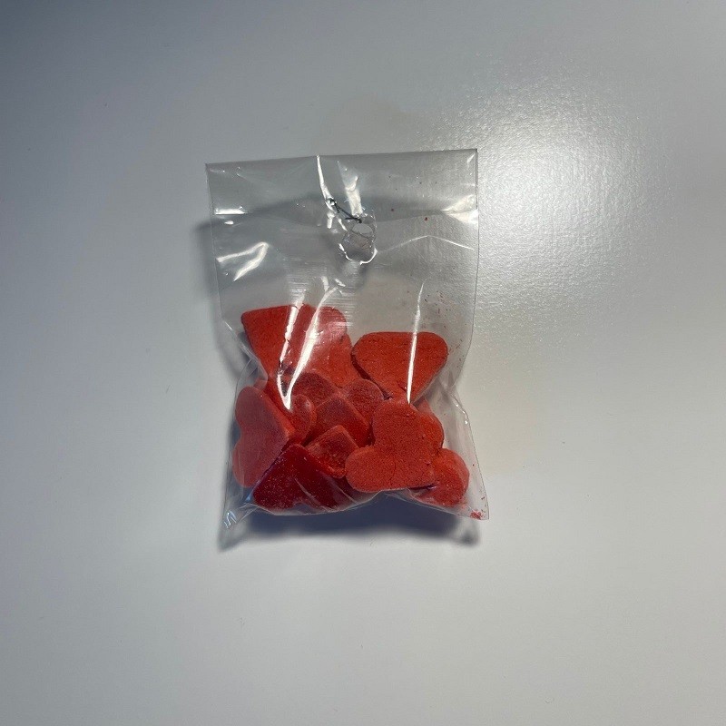 Figuras Pastillaje - Corazon Rojo Mediano - 2 X   15 G  - 1