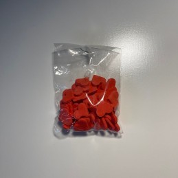 Figuras Pastillaje - Corazon Rojo Mediano - 1 X   15 G  - 1