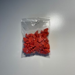 Figuras Pastillaje - Corazon Rojo Mini X   15 G  - 1