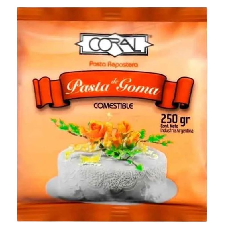 Pasta De Goma P/ Modelar X  250 G - Coral Coral - 1