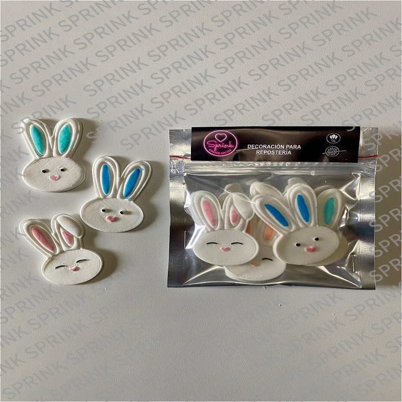 Maxi Formas Comestibles - Conejos Pascuas X  5 Unid. - Sprink Sprink - 1