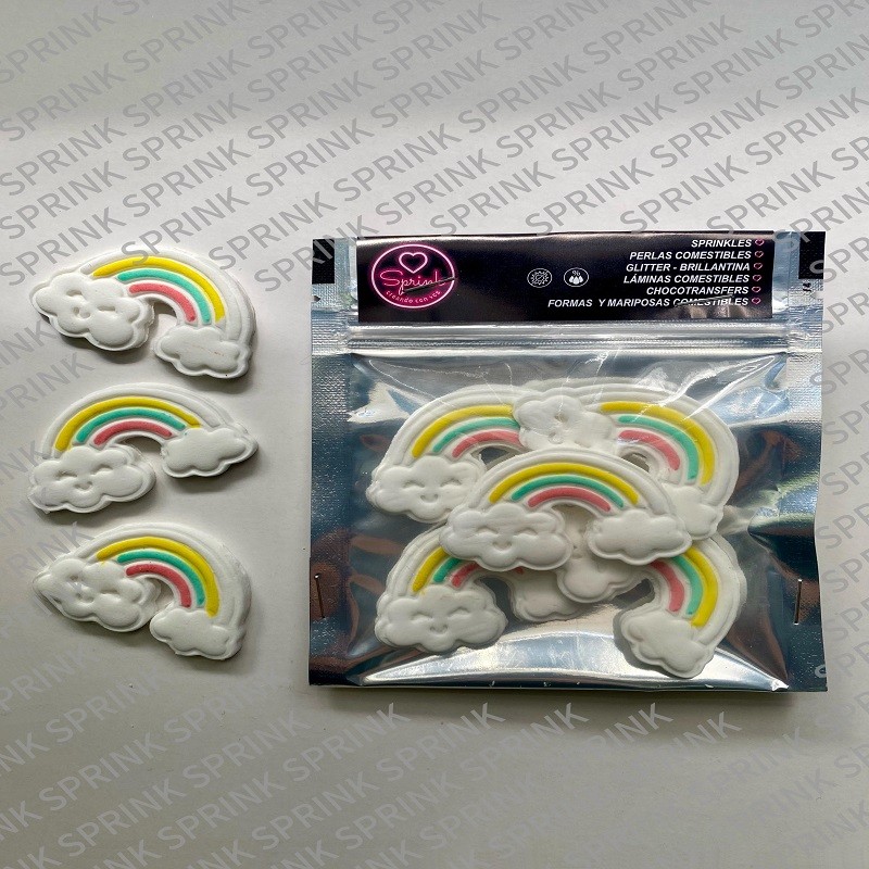 Maxi Formas Comestibles - Arcoiris X  5 Unid. - Sprink Sprink - 1