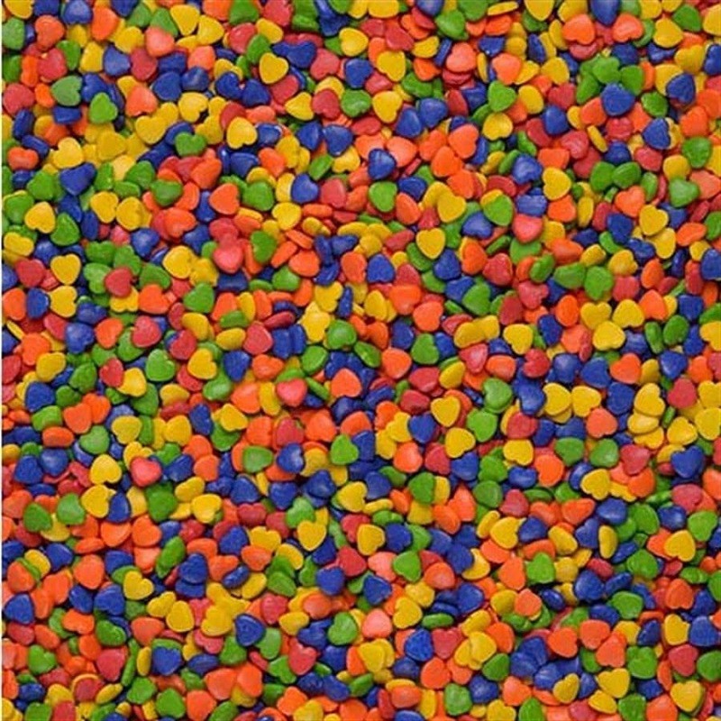 Granas Corazon Multicolor X   50 G - Cga  - 1