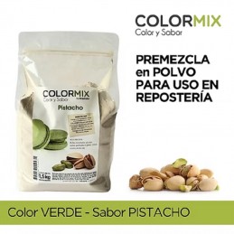 Saborizante Color Verde Sabor Pistacho X 1.5 Kg - Colormix Colormix - 1