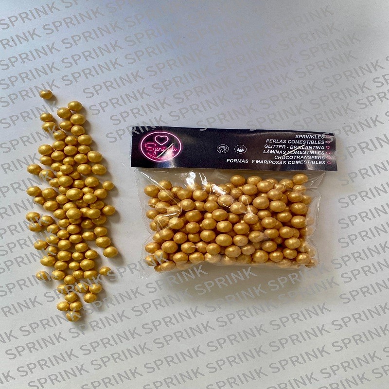 Perlas Comestibles - Dorado X   40 G - Sprink Sprink - 1