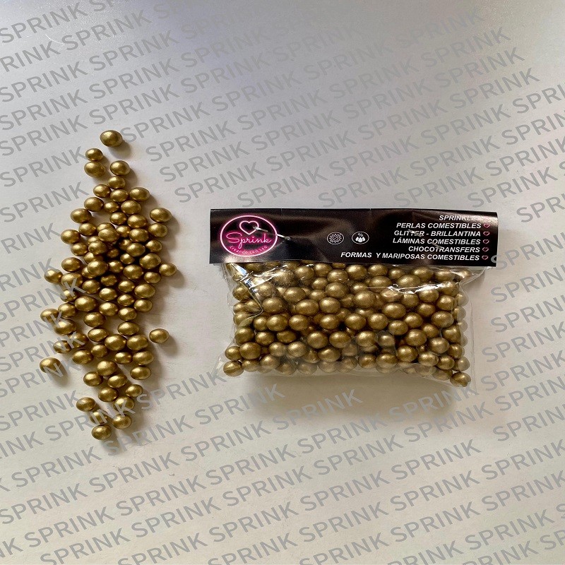 Perlas Comestibles - Oro Perlado X   40 G - Sprink Sprink - 1