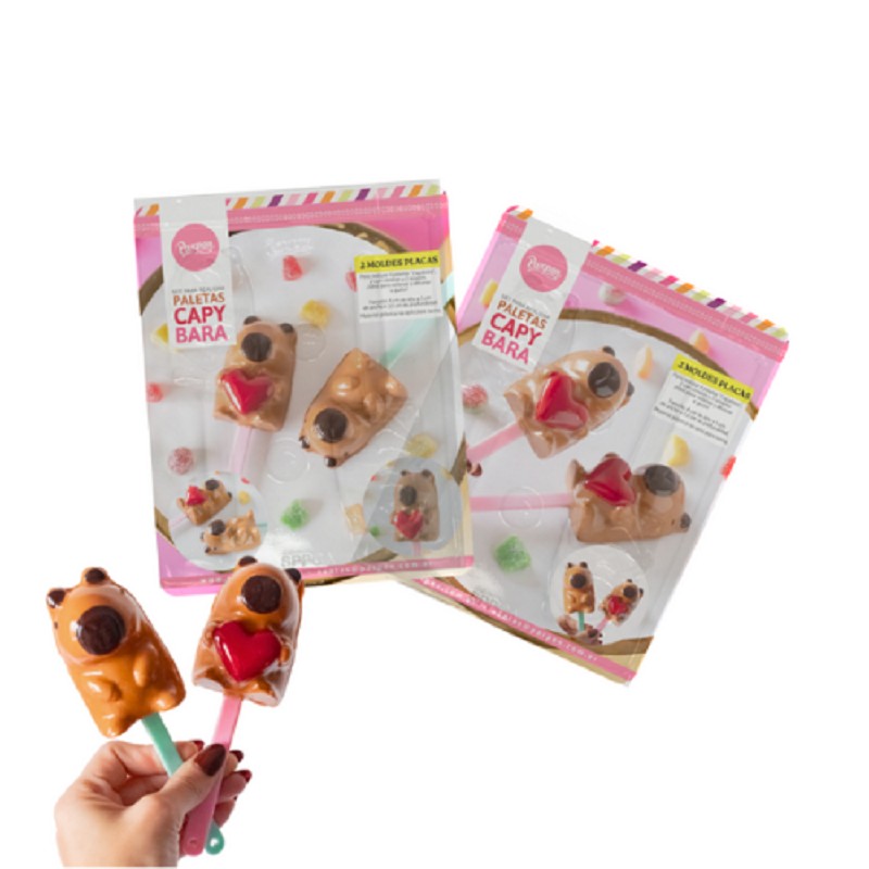 Molde Pvc Paleta Capibara - Set X 2 X Unid.  - 1