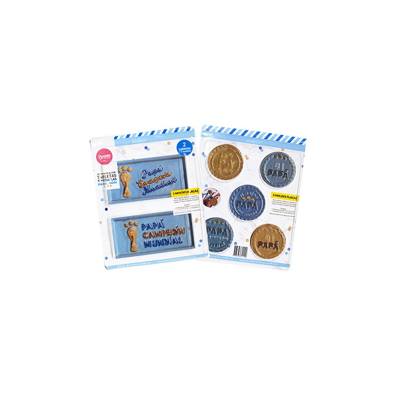 Tabletas y Medallas - Dia Del Padre - Set X 2 X Unid.  - 1
