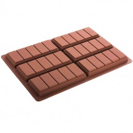 Molde Silicona - Lingote Chocolate X 6 X Unid.  - 1