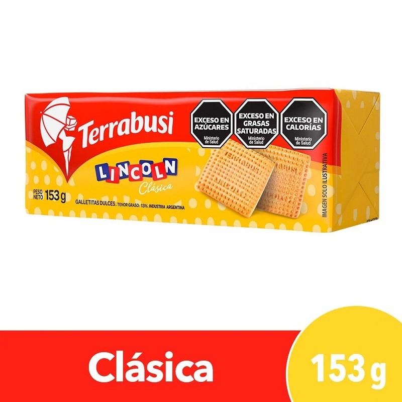 Galletitas Lincoln X 153 G  - 1