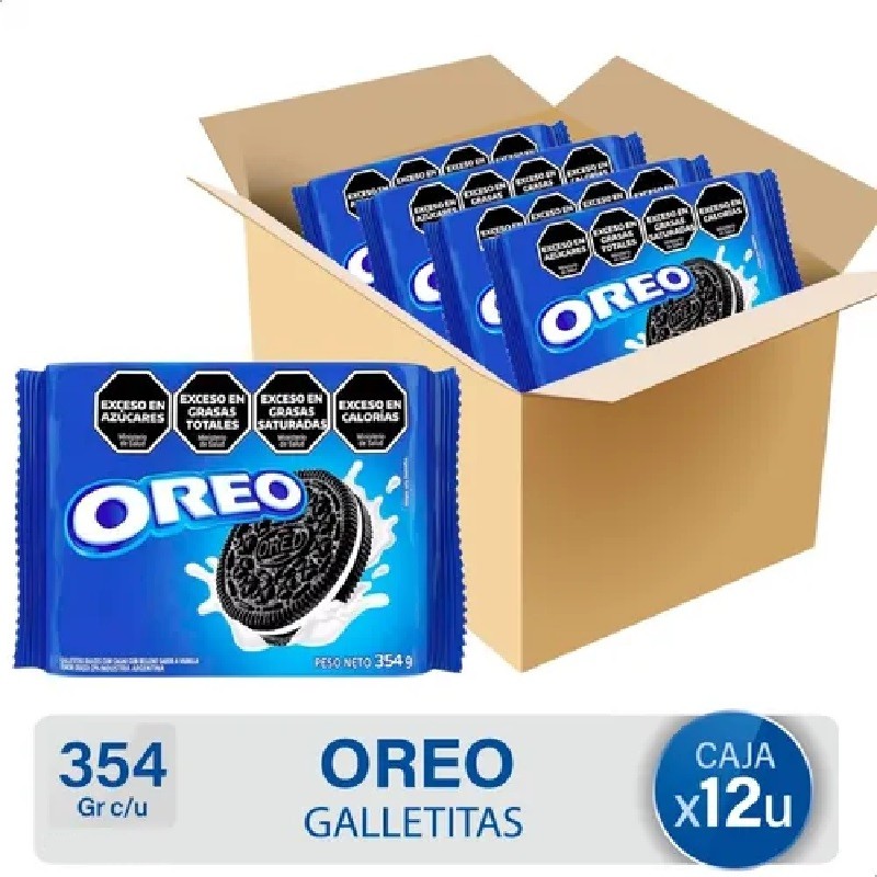 Galletitas De Chocolate - Tripack 12 Unid. X  354 G - Oreo Oreo - 1