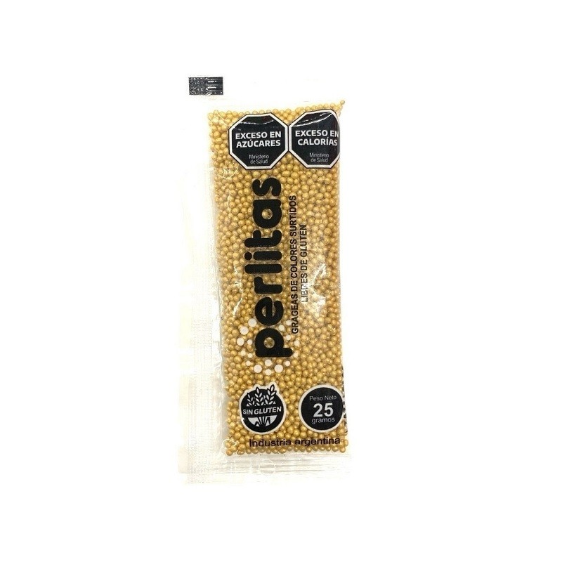 Drops Mini - Perlas Doradas X   25 G  - 1