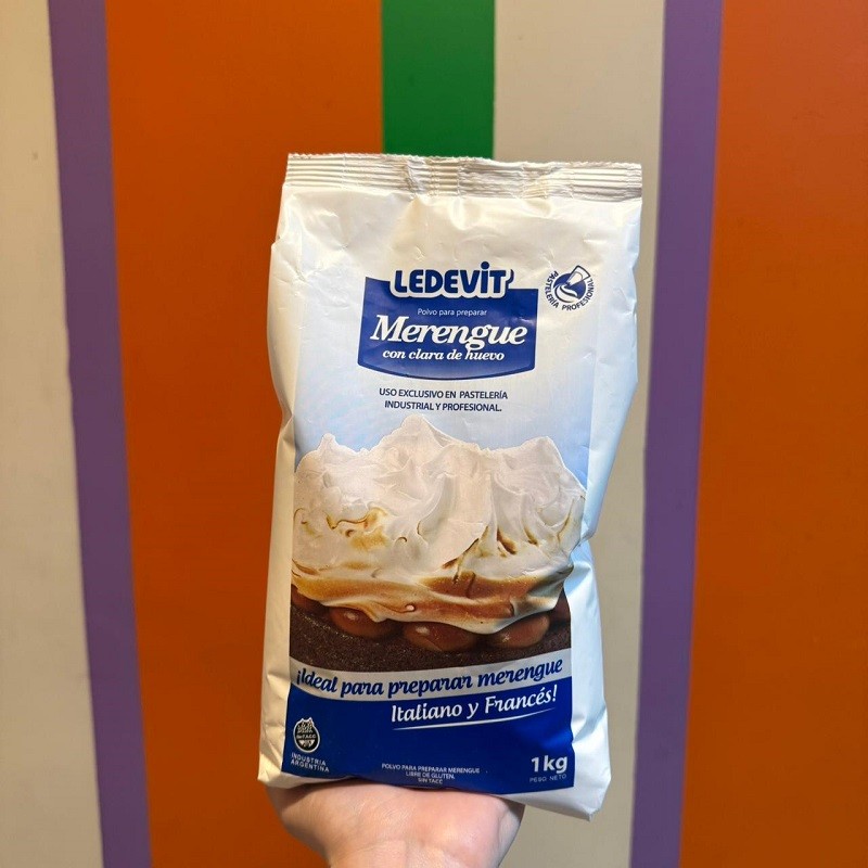 Polvo Para Preparar Merengue X   1 Kg - Ledevit Ledevit - 1