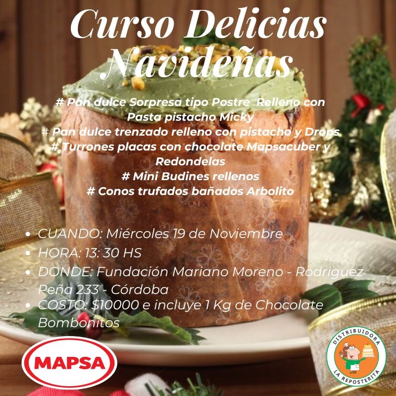 Curso Delicias Navideñas - Noviembre 2025 X Unid.  - 1