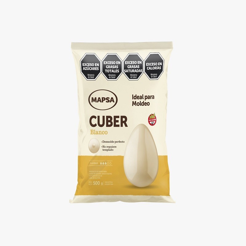 Chocolate Baño Moldeo Blanco X  500 G - Mapsacuber Mapsacuber - 1