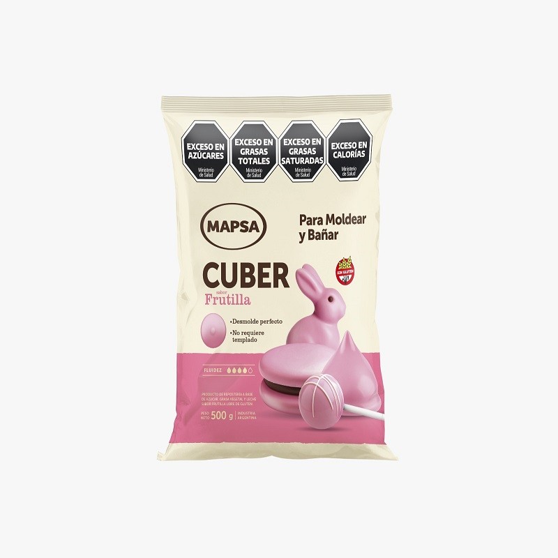 Chocolate Baño Moldeo Frutilla X  500 G - Mapsacuber Mapsacuber - 1