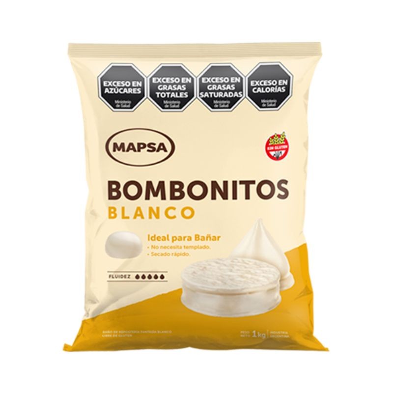 Chocolate Baño Reposteria Alfajorero Blanco X   1 Kg - Bombonitos Bombonitos - 1