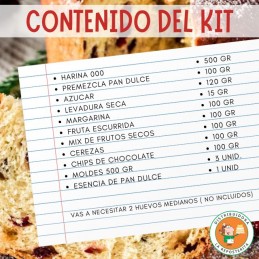 Kit Completo -  Pan Dulce X Unid.  - 2