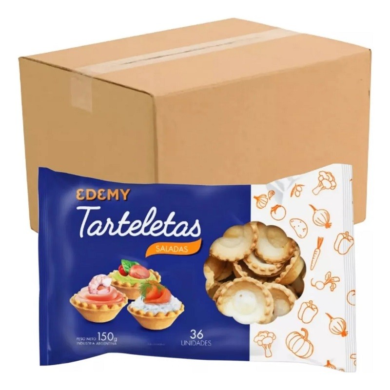Tarteletas Saladas Artesanales 12 X  35 Unid.  - 1
