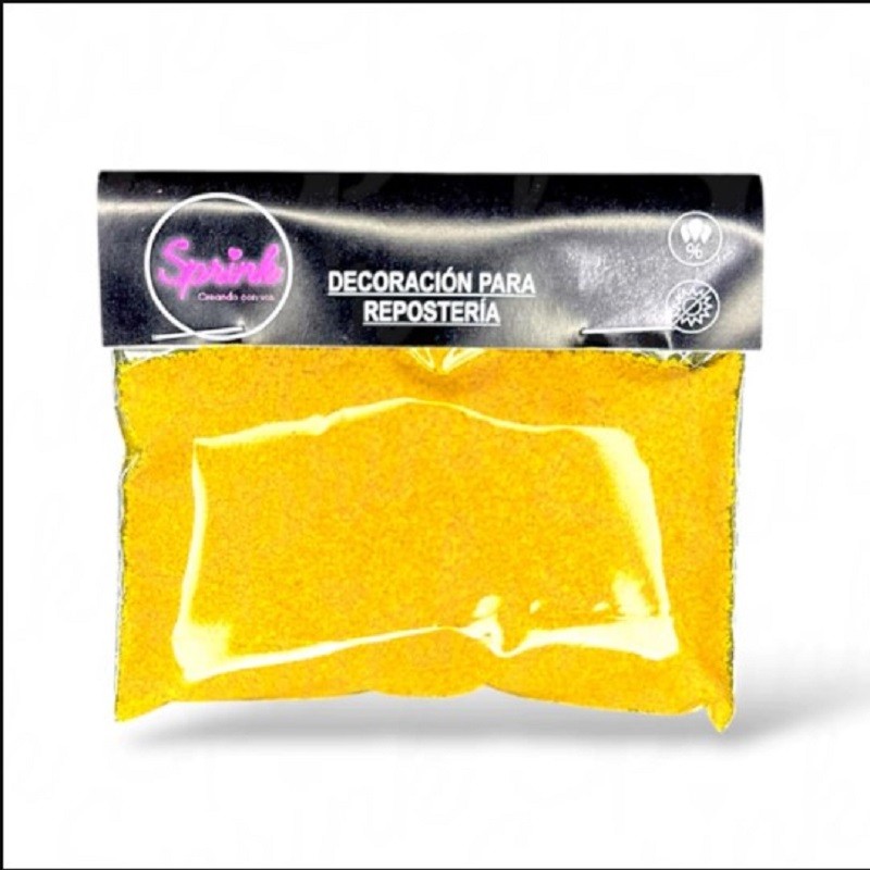 Glitter Comestible - Amarillo X   25 G - Sprink Sprink - 1