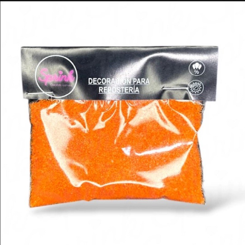 Glitter Comestible - Naranja X   25 G - Sprink Sprink - 1