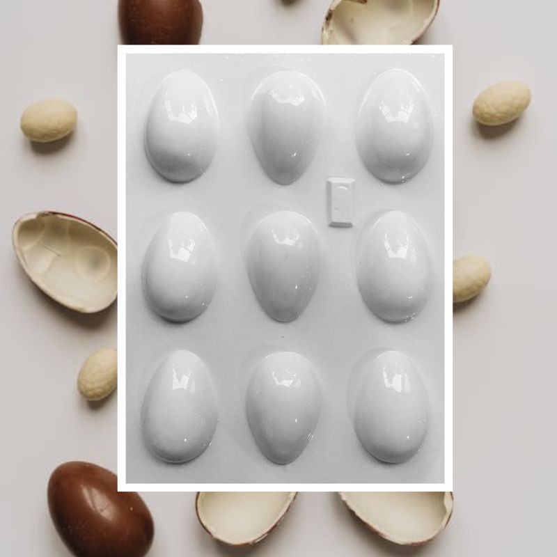 Molde Pvc Huevo Pascua Liso Nº  2 - 4 Cm X Unid.  - 1