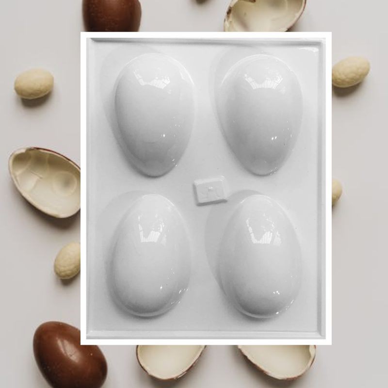 Molde Pvc Huevo Pascua Liso Nº  5 - 6 Cm X Unid.  - 1