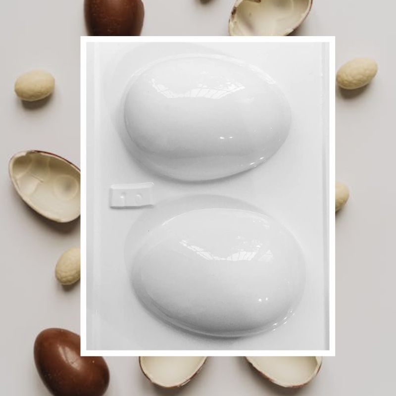 Molde Pvc Huevo Pascua Liso Nº 10 X Unid.  - 1