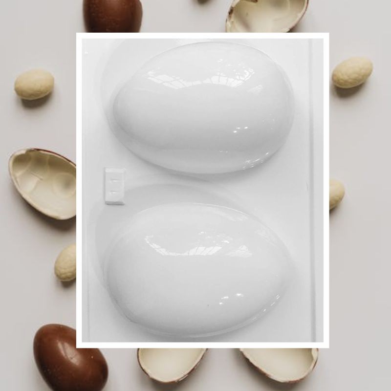 Molde Pvc Huevo Pascua Liso Nº 11 - 10 Cm X Unid.  - 1