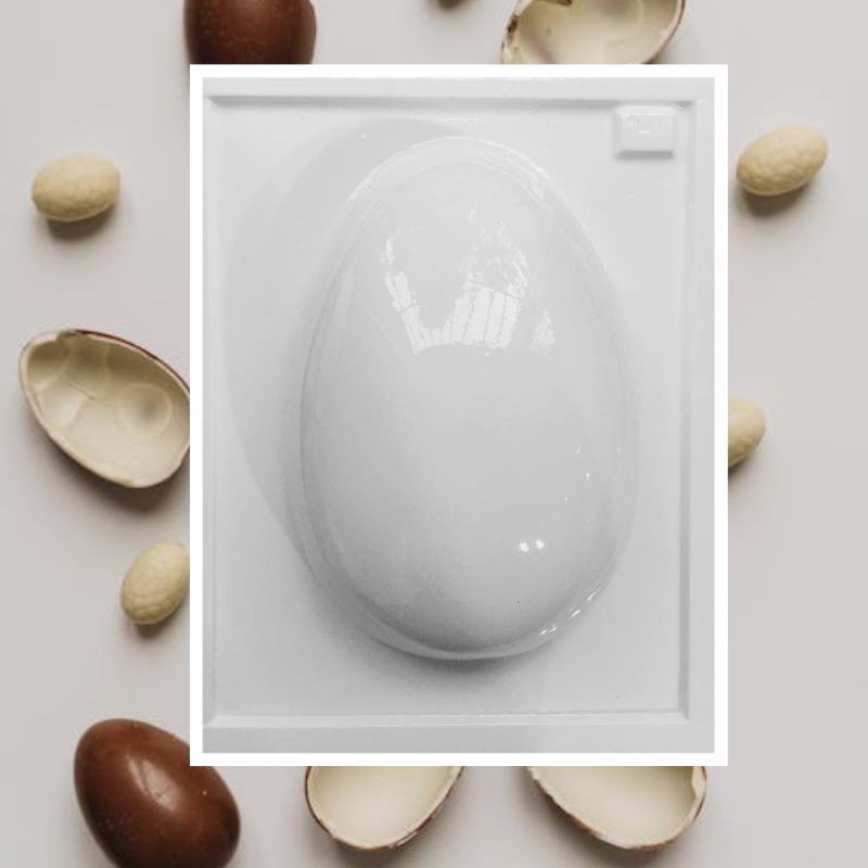 Molde Pvc Huevo Pascua Liso Nº 16 X Unid.  - 1