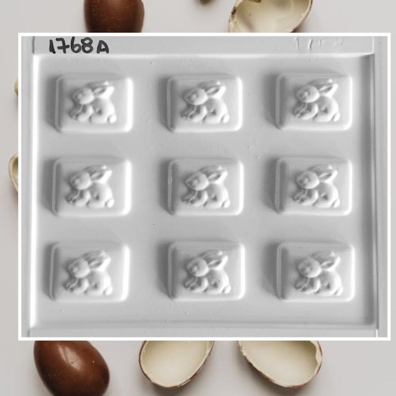 Molde Pvc Bombon Conejos - 1768A X Unid.  - 1