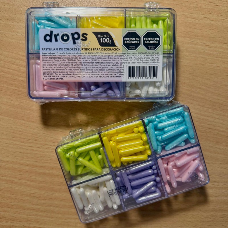 Drops - Mix Multibox Pastel X 6 X  100 G  - 1