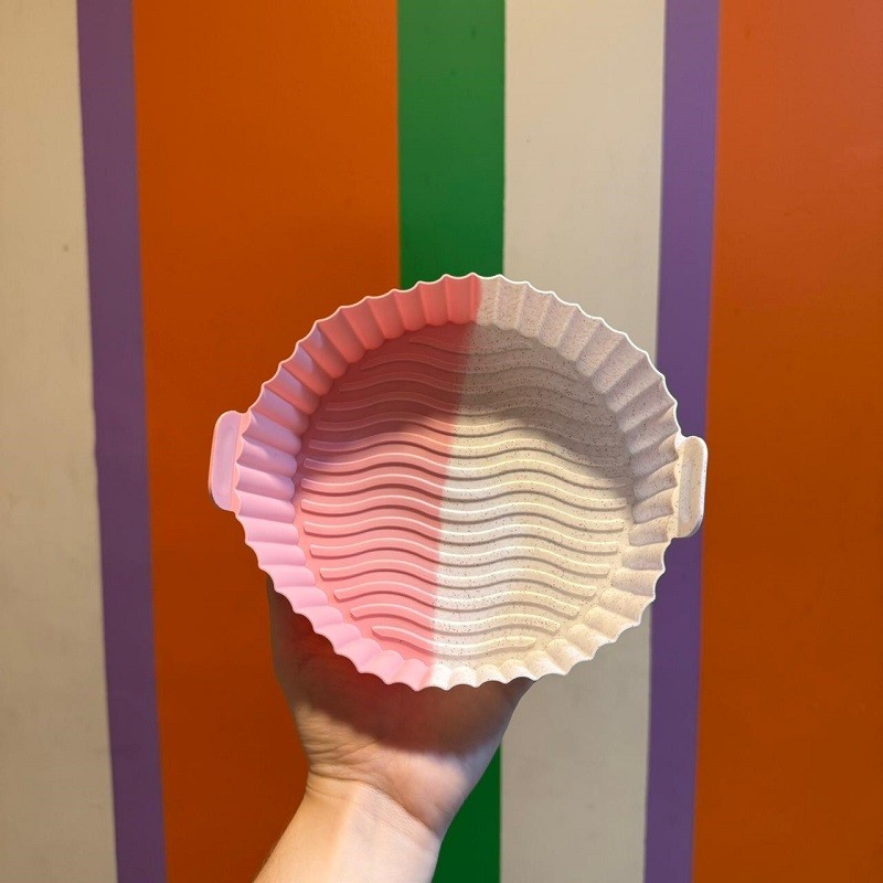 Molde Silicona Con Ondas - 16Cm - Freidora Aire X Unid.  - 1