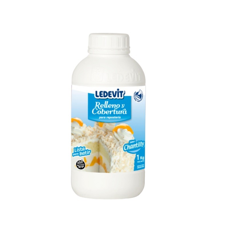 Crema Vegetal Chantilly X   1 Kg - Ledevit Ledevit - 1