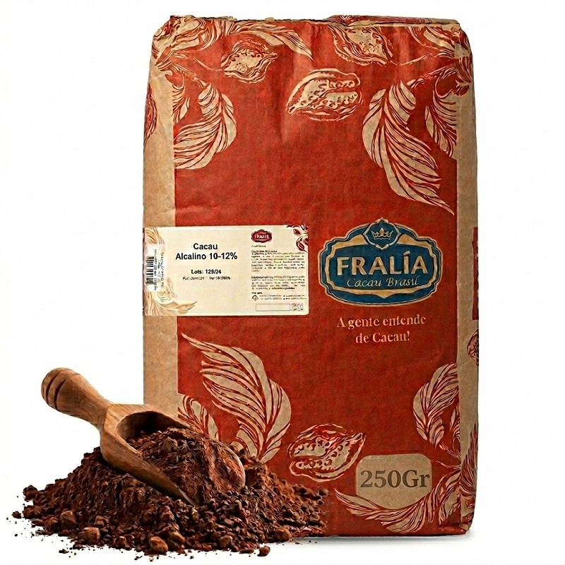 Cacao Amargo Alcalino 10-12% X  250 G - Fralia  - 1